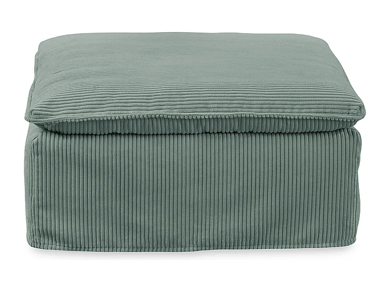 Pouf - Pétrole Velours côtelé - NETTA