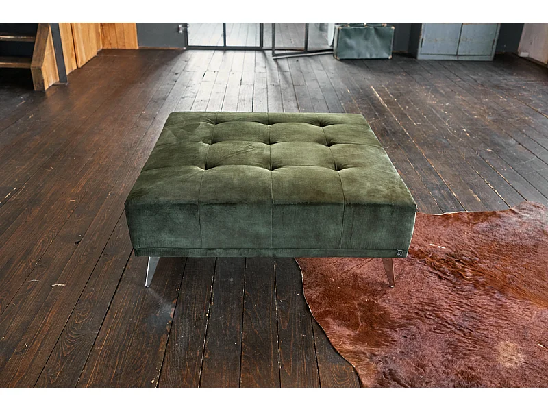 Pouf - Vert Velours - WIOLO