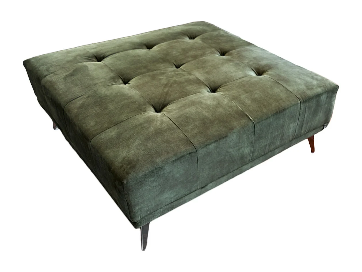 Polsterhocker - Grün Velvet - WIOLO