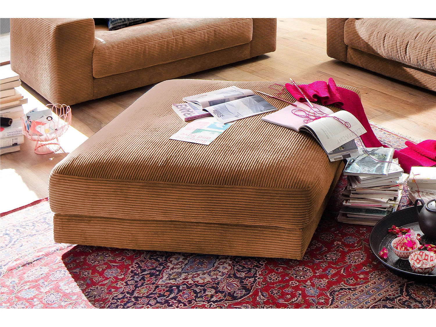 Gestoffeerde kruk - Brons Koord - MADELINE