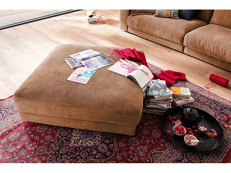 Polsterhocker - Bronze Cord - MADELINE