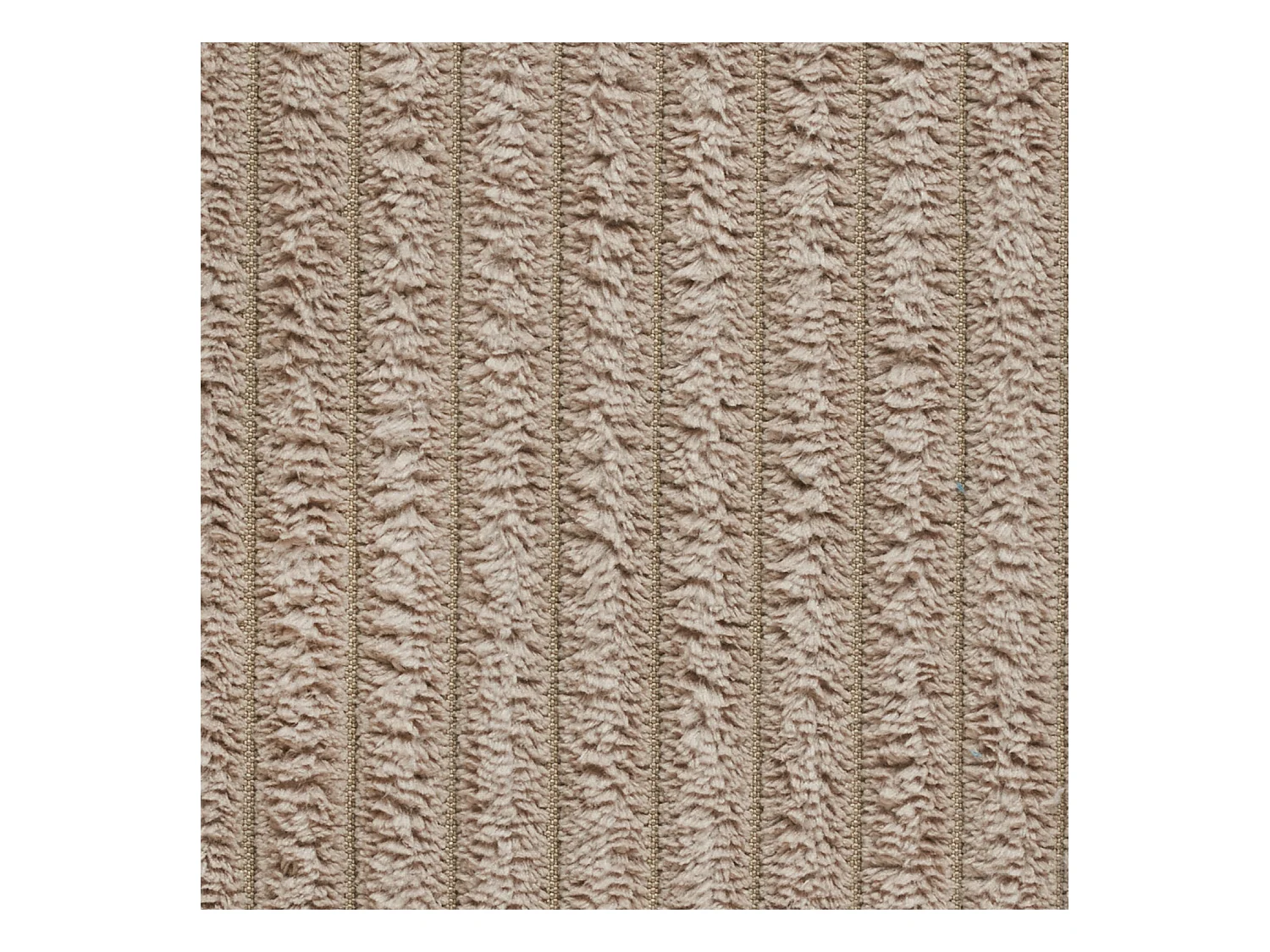 Polsterhocker - Taupe Cord - MADELINE