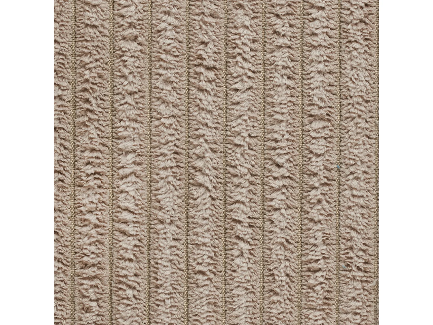Polsterhocker - Taupe Cord - MADELINE