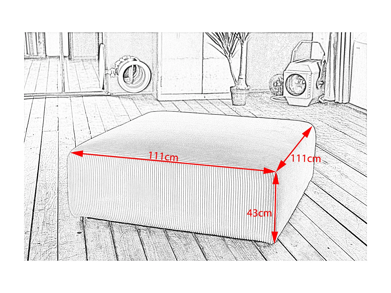 WIOLO - Crème wit Koord - WIOLO SOFT