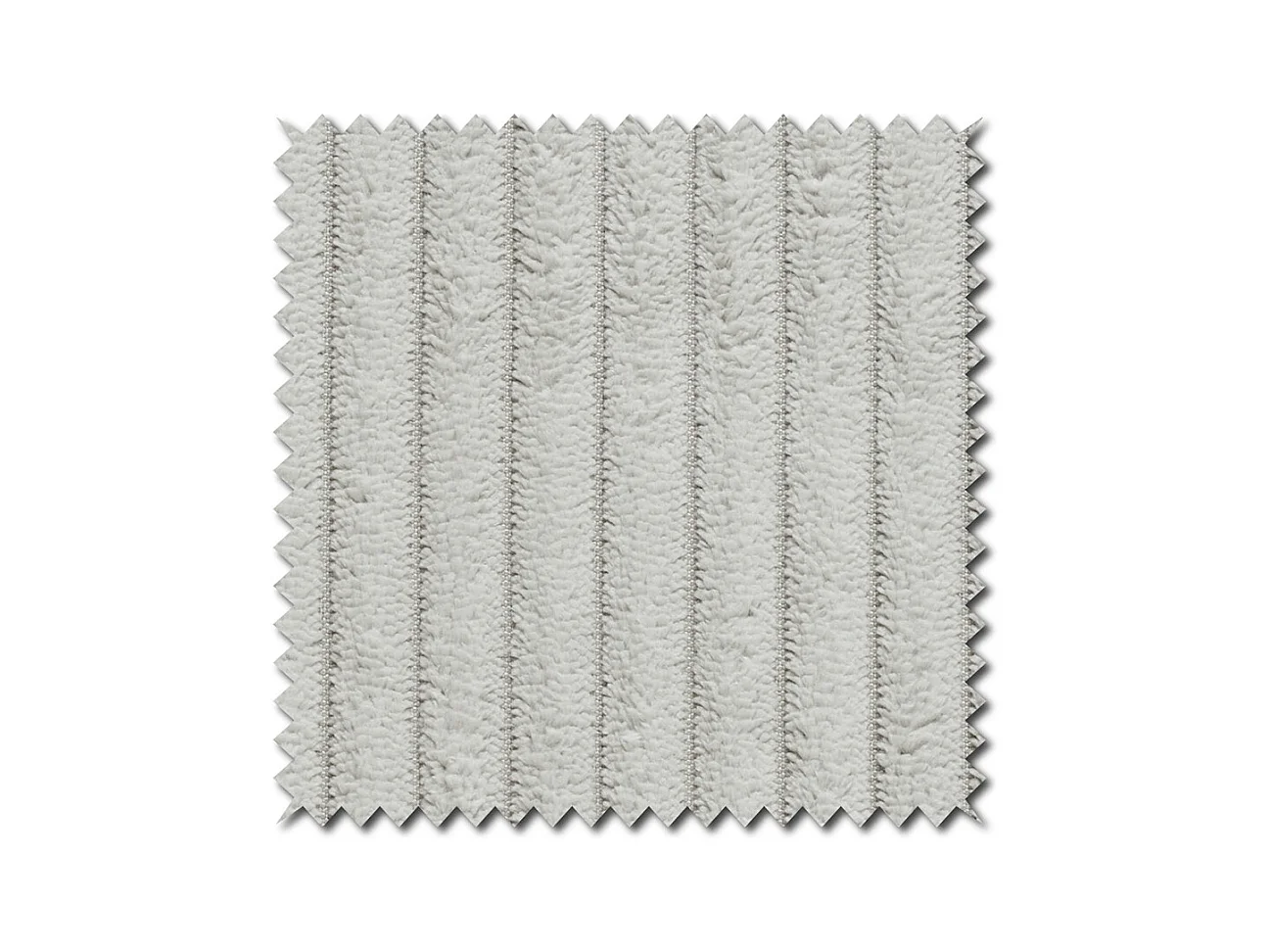 Banc - gris clair Velours côtelé - CHARME