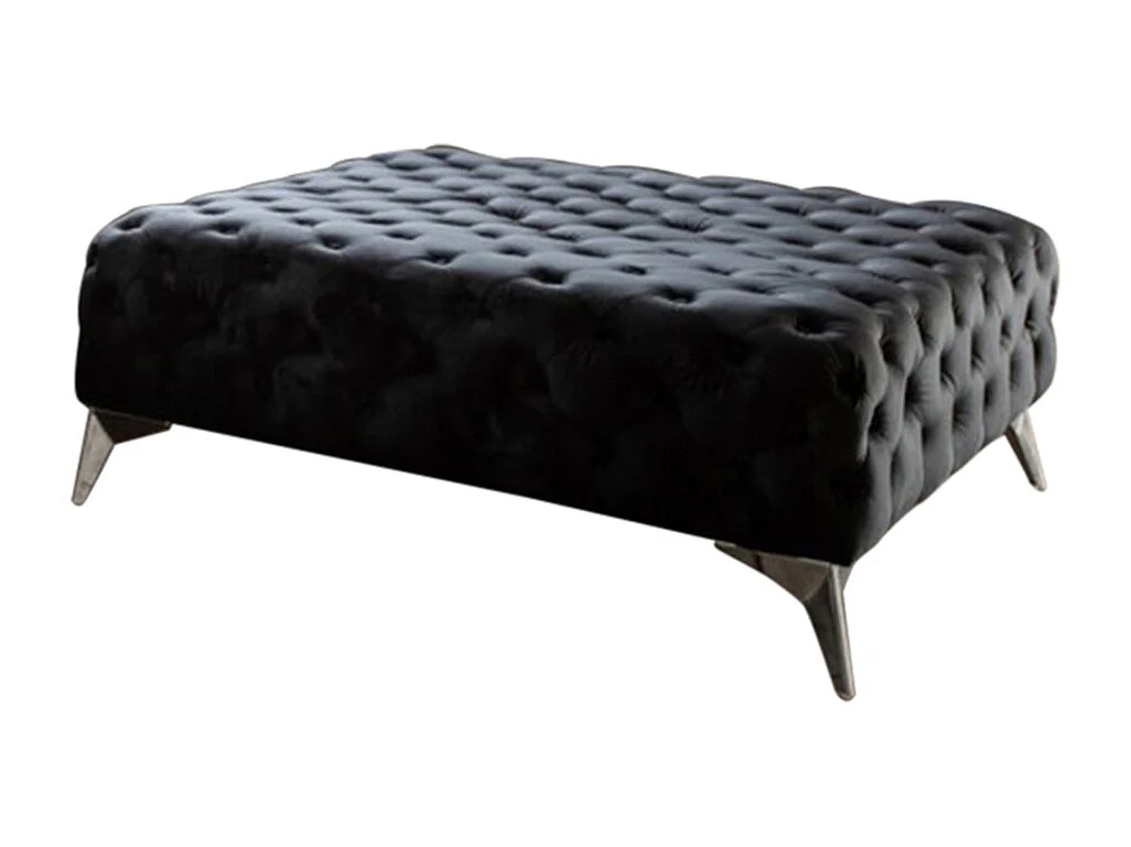 Pouf - Noir Velours - NARLA