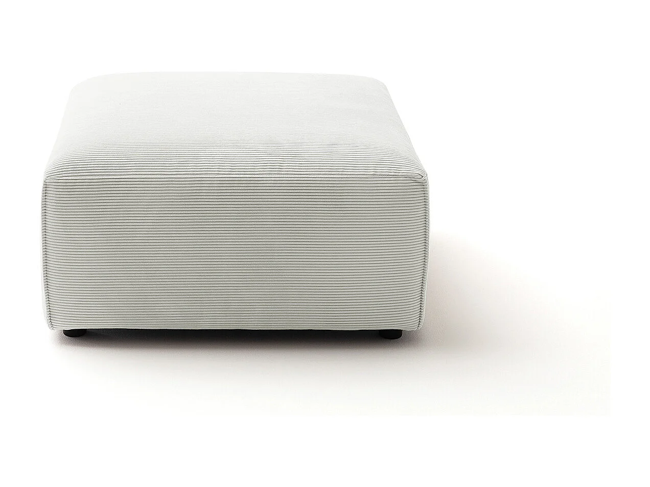 Polsterhocker - Silber Cord - RANI