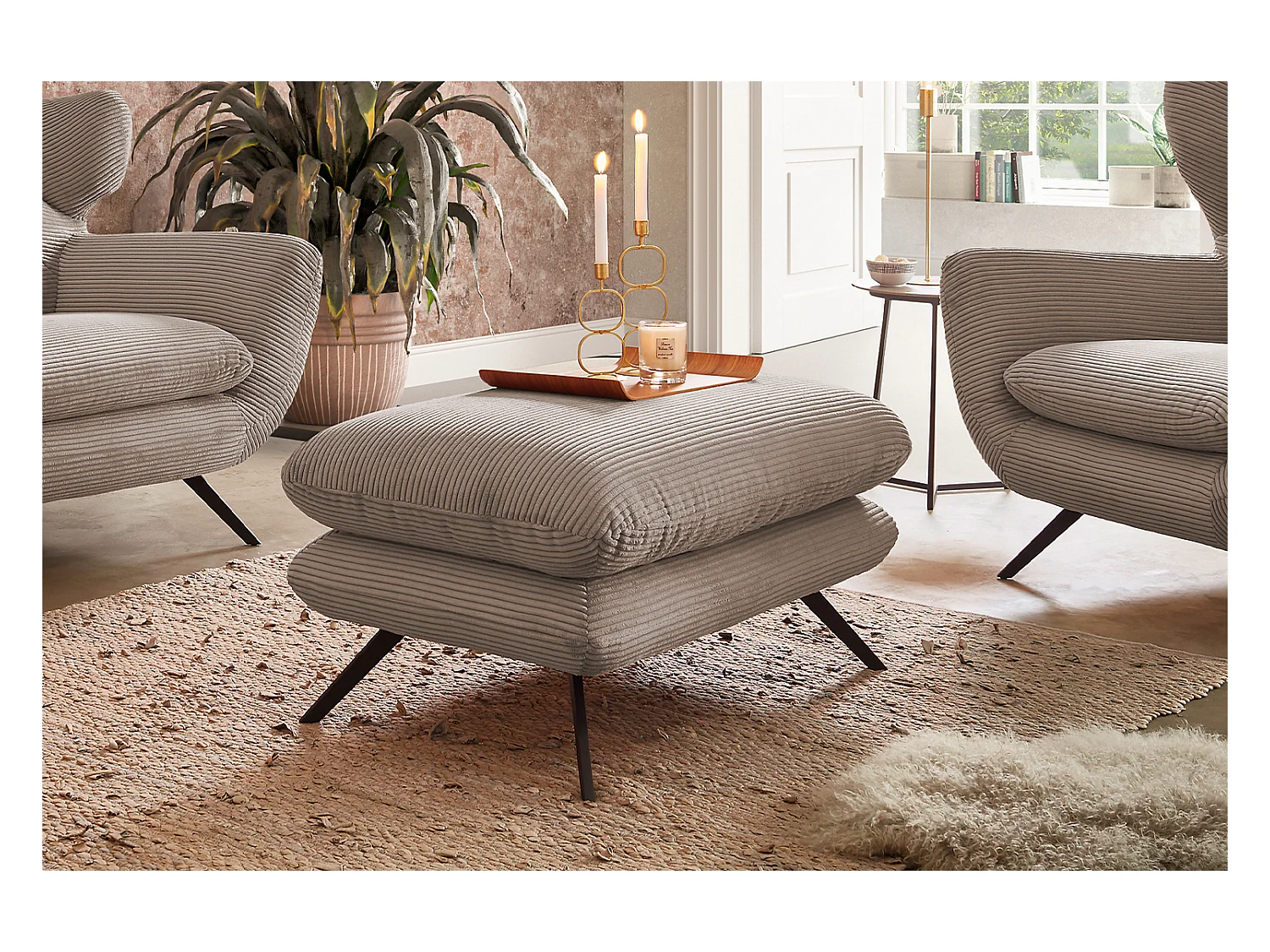 Kruk - Taupe Koord - CHARME