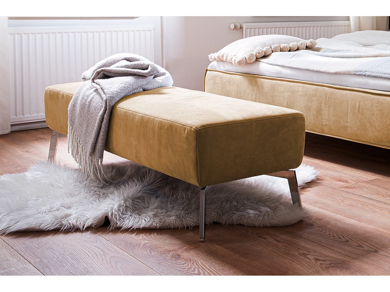 SOFIA - Donkerbruin Geweven stof - SOFIA