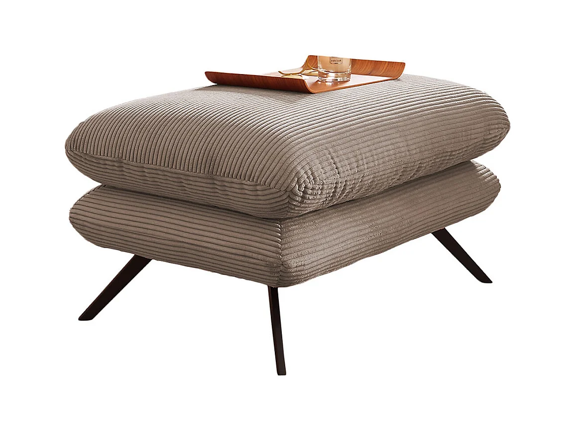 Hockerbank - Taupe Cord - CHARME