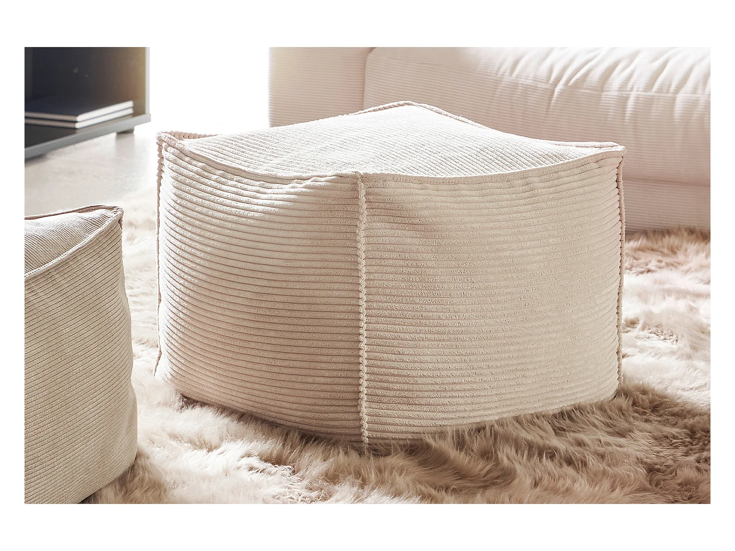 Hocker - Cremeweiß  - ALEA