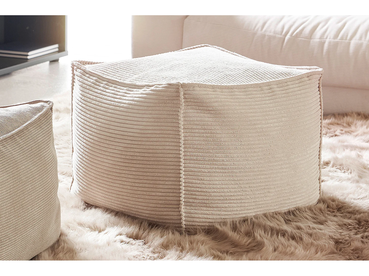 Hocker - Cremeweiß  - ALEA