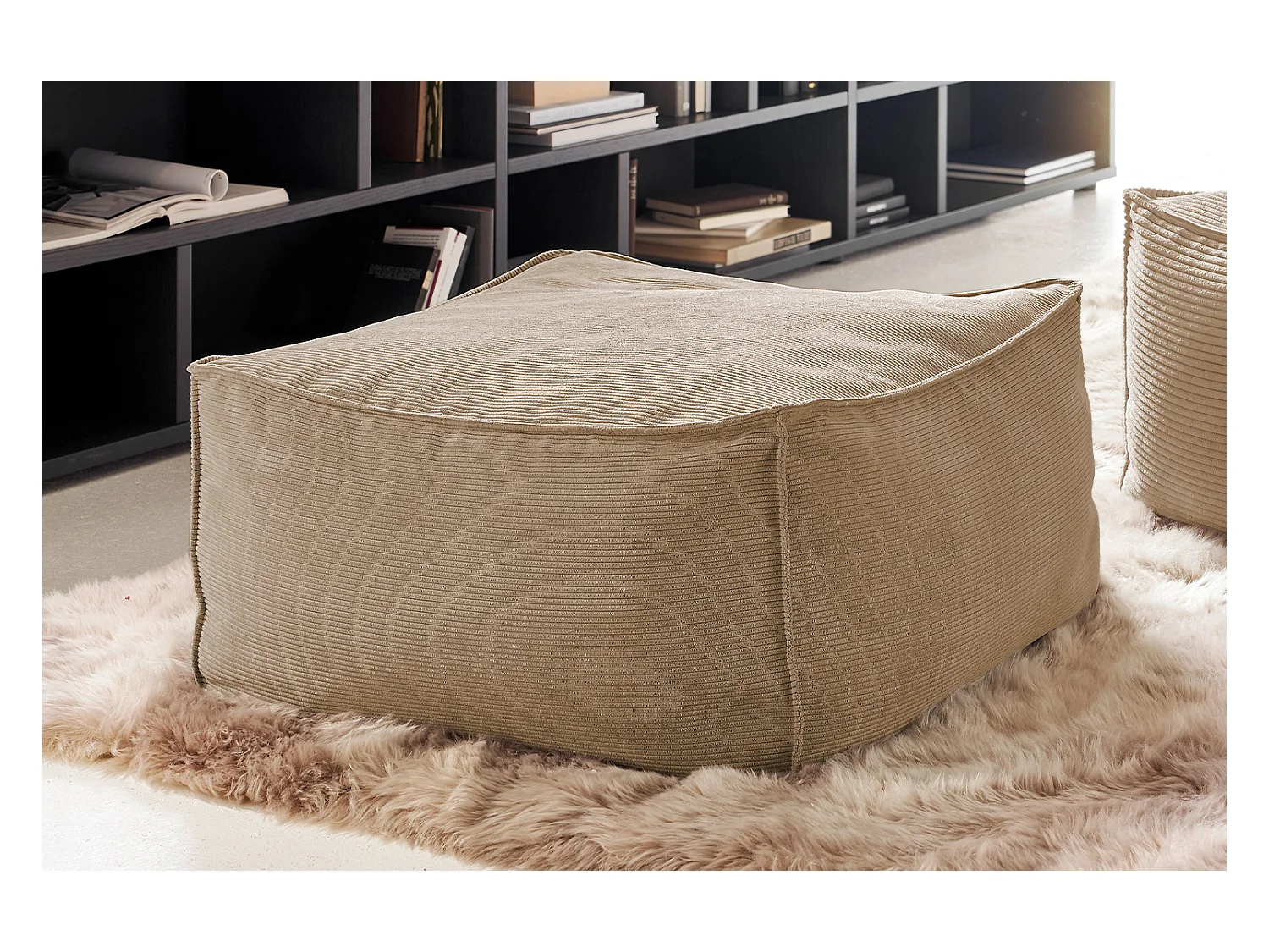 Pouf - taupe  - ALEA