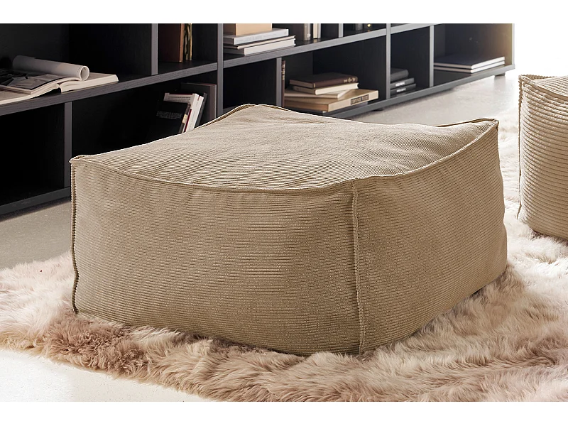 Pouf - taupe  - ALEA
