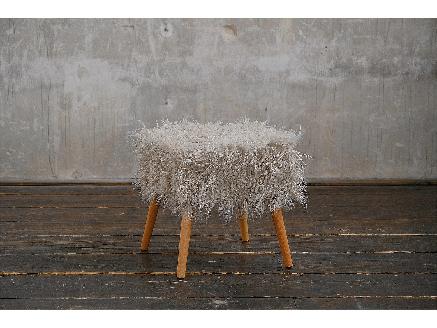 Fellhocker - Grau  - FYNN