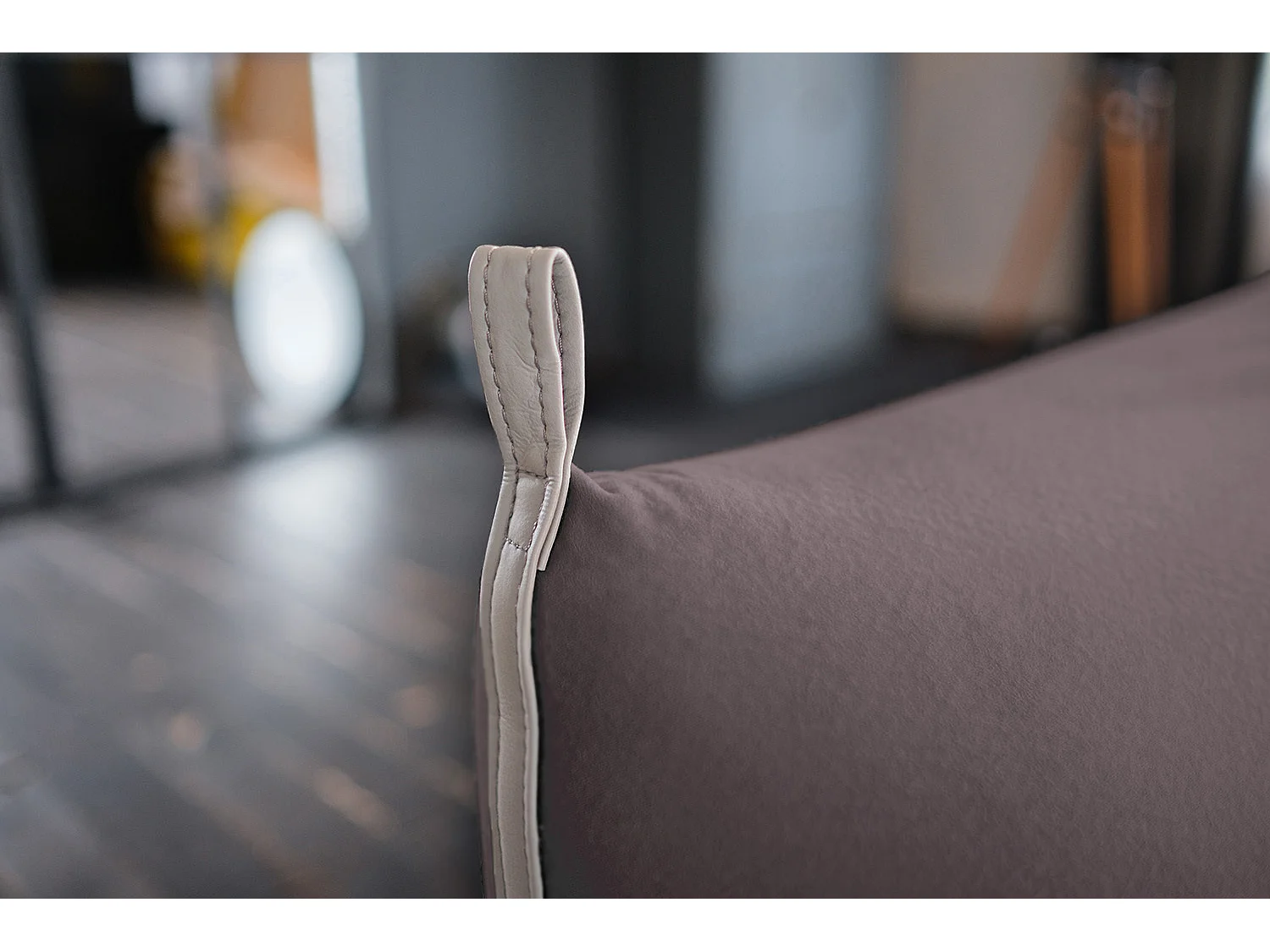 Schlafsofa - Violett Webstoff - CANE