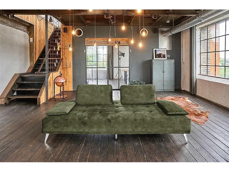 Divano - verde velluto - WIOLO