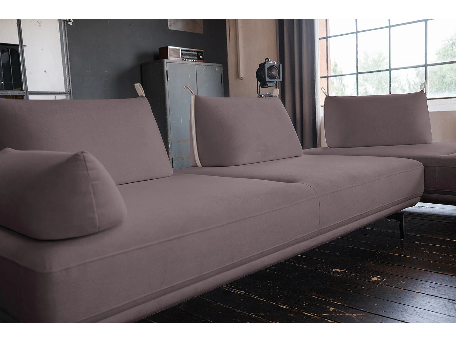 Hoekbank - Violet Geweven stof - CANE