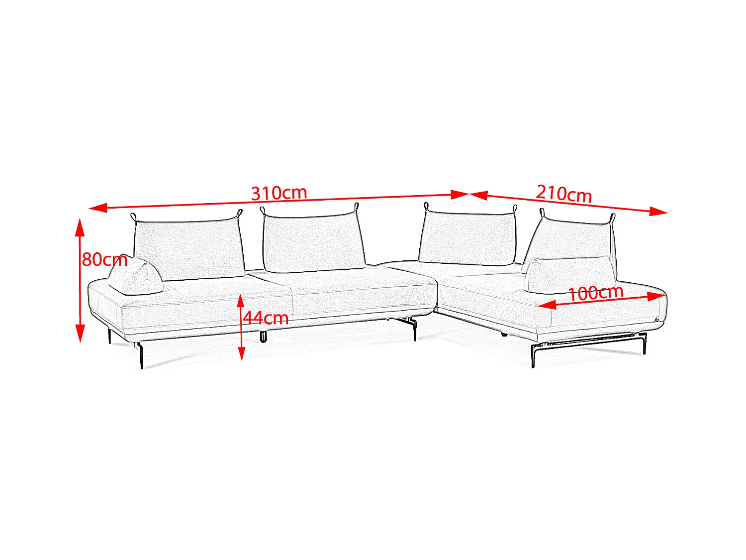 Sofá - Violeta tela tejida - CANE