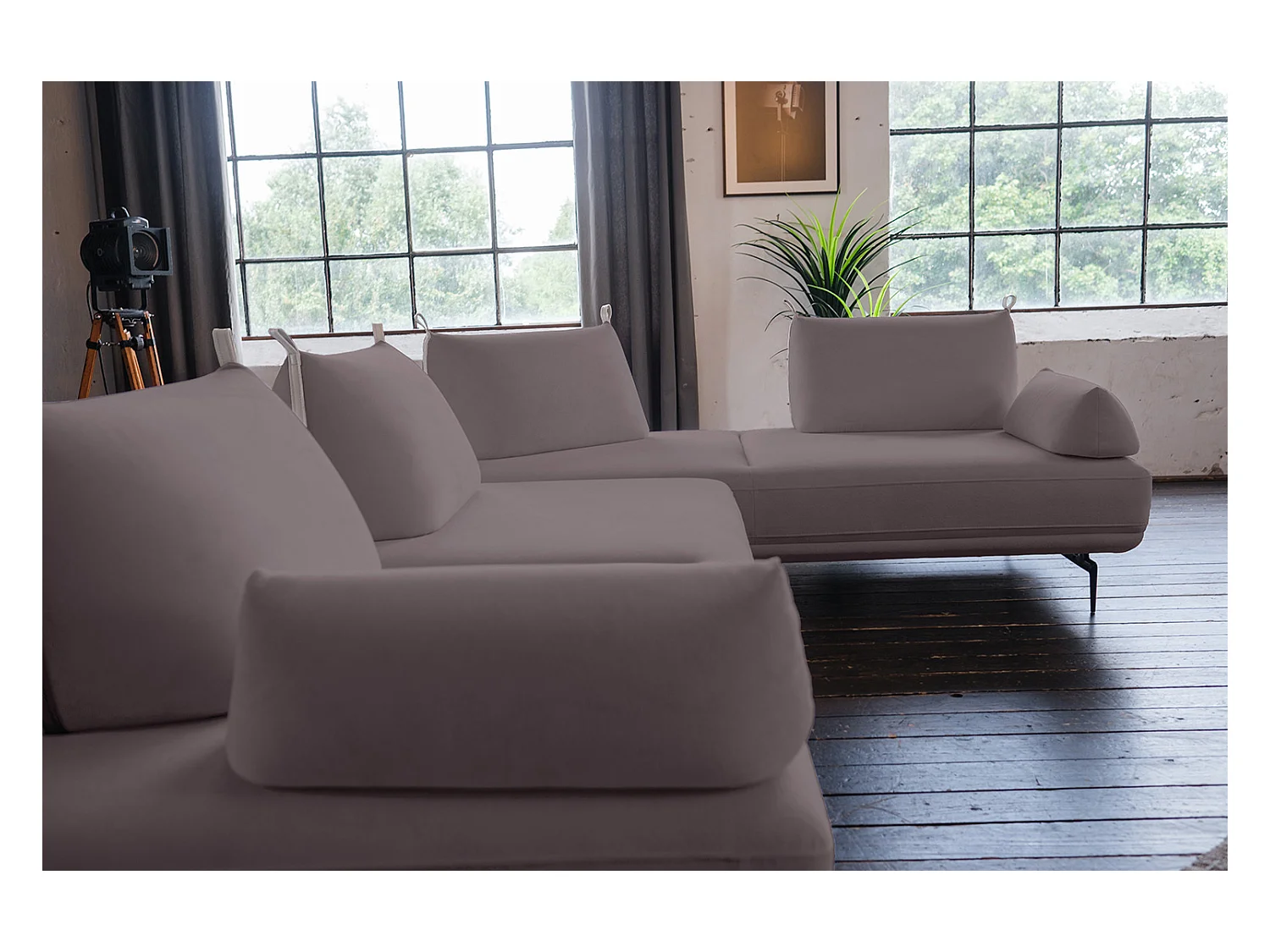 Sofá - Violeta tela tejida - CANE