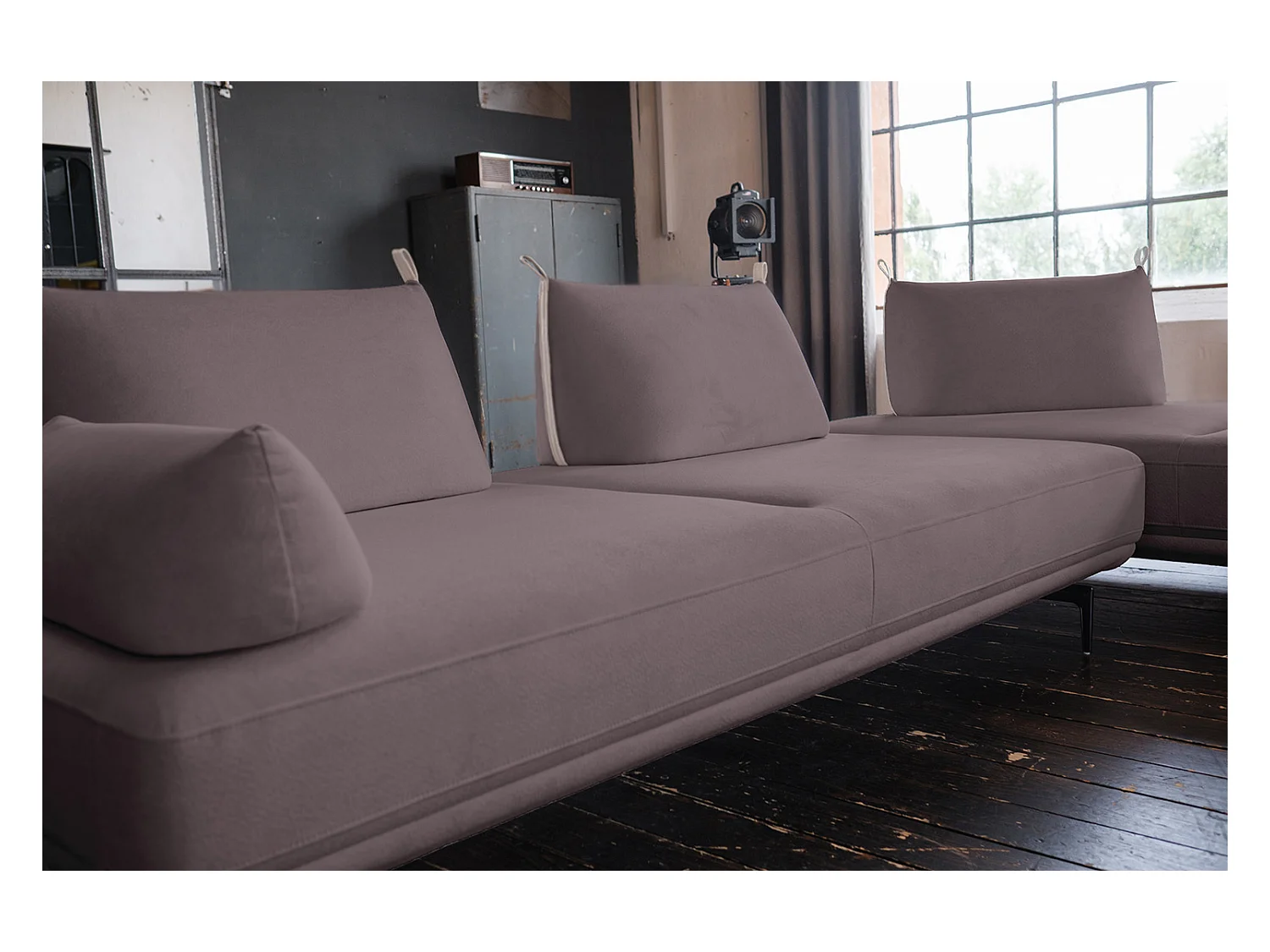 Sofá - Violeta tela tejida - CANE