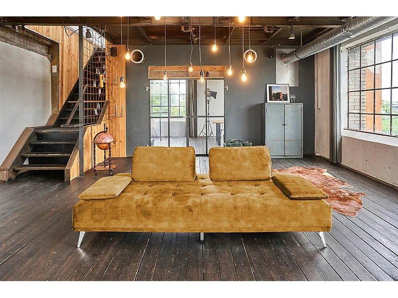 Sofa - Gold Velvet - WIOLO