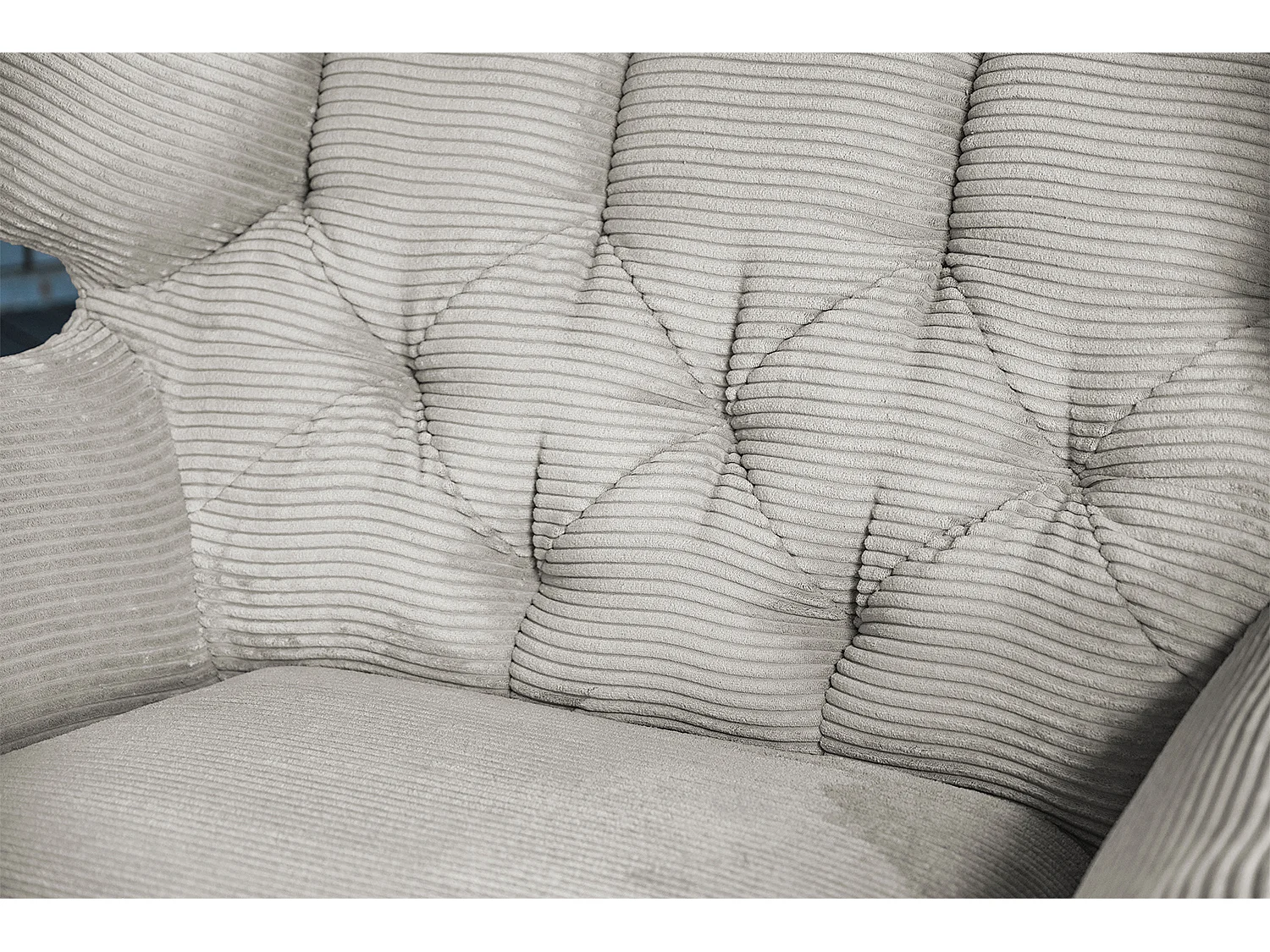 Langzit - Lichtgrijs Koord - CHARME