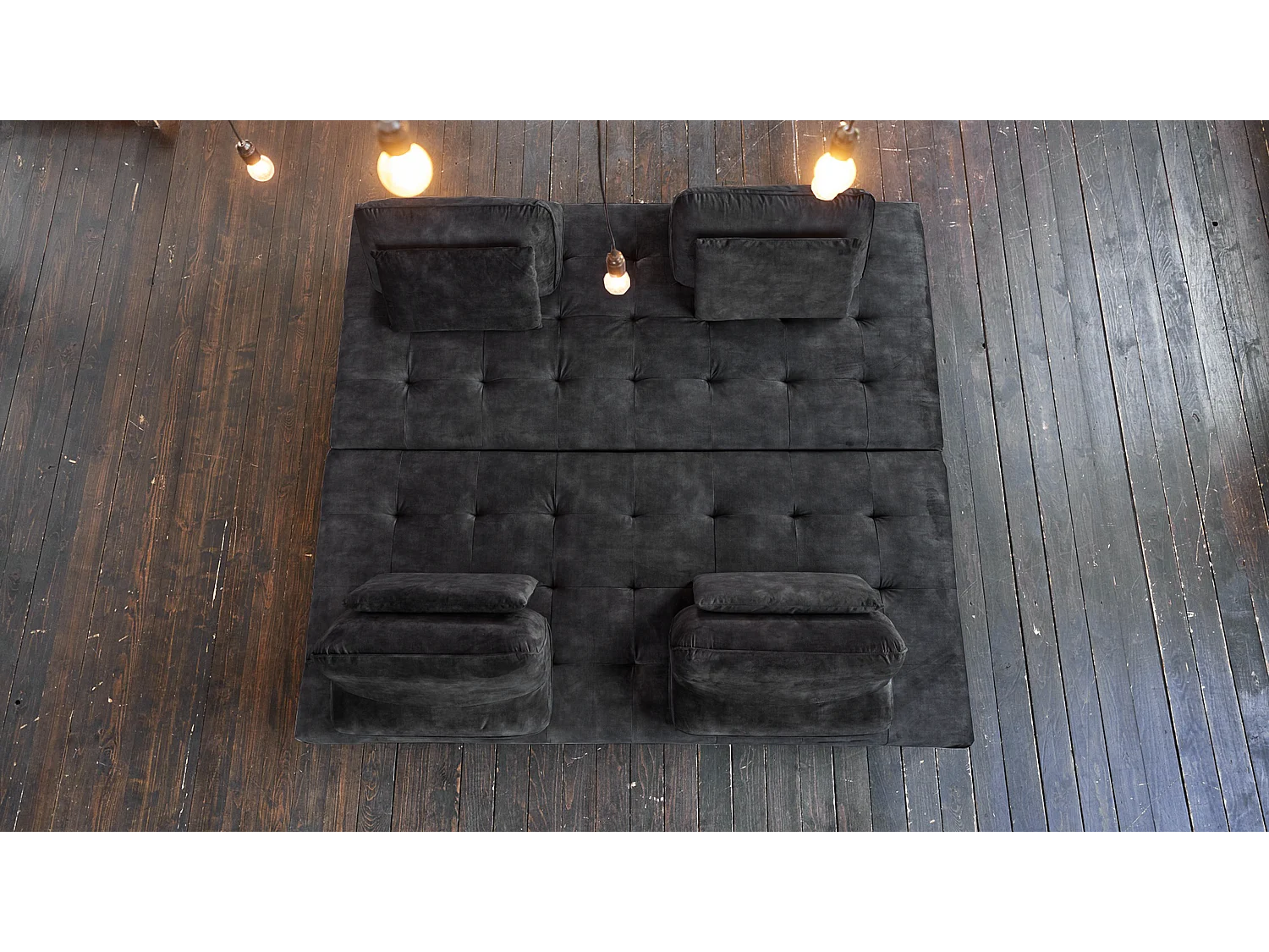 Daybed - Anthrazit Velvet - WIOLO