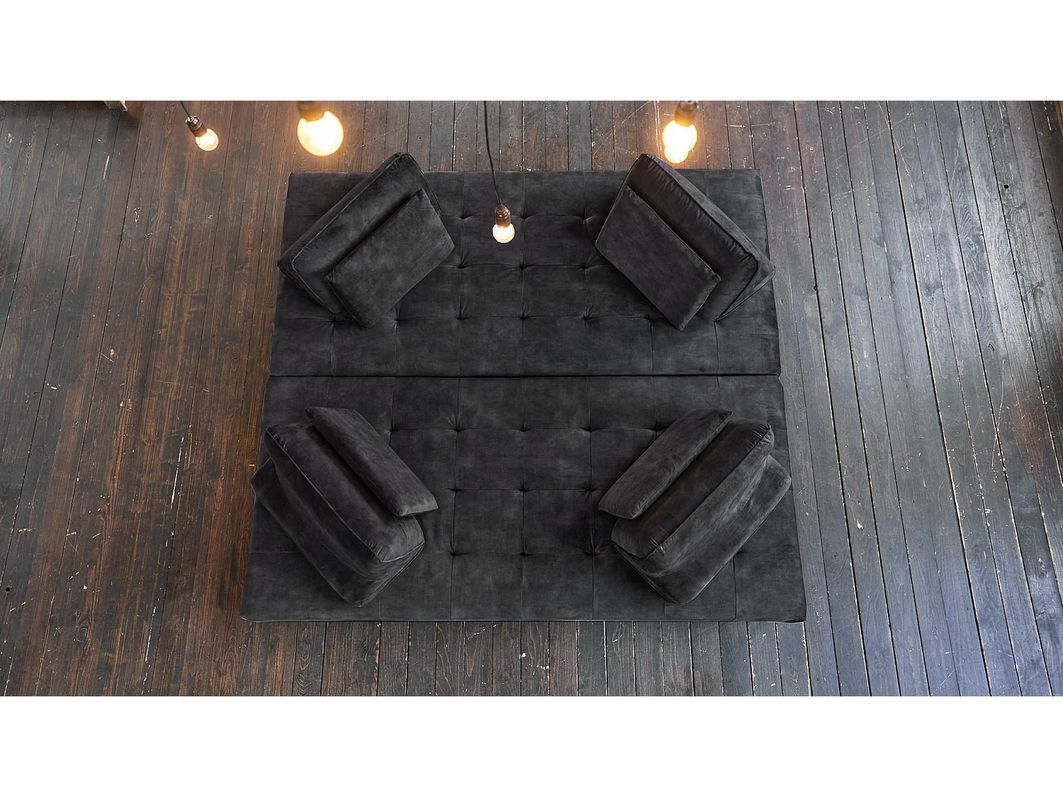 Daybed - Anthrazit Velvet - WIOLO