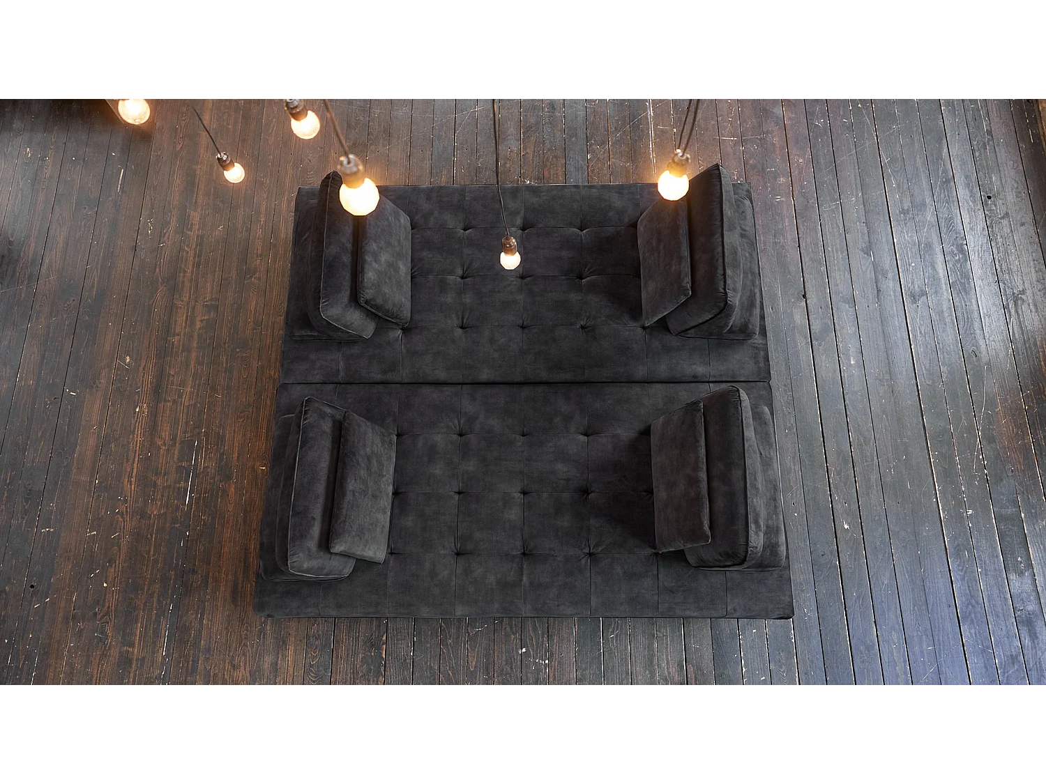 Daybed - Anthrazit Velvet - WIOLO