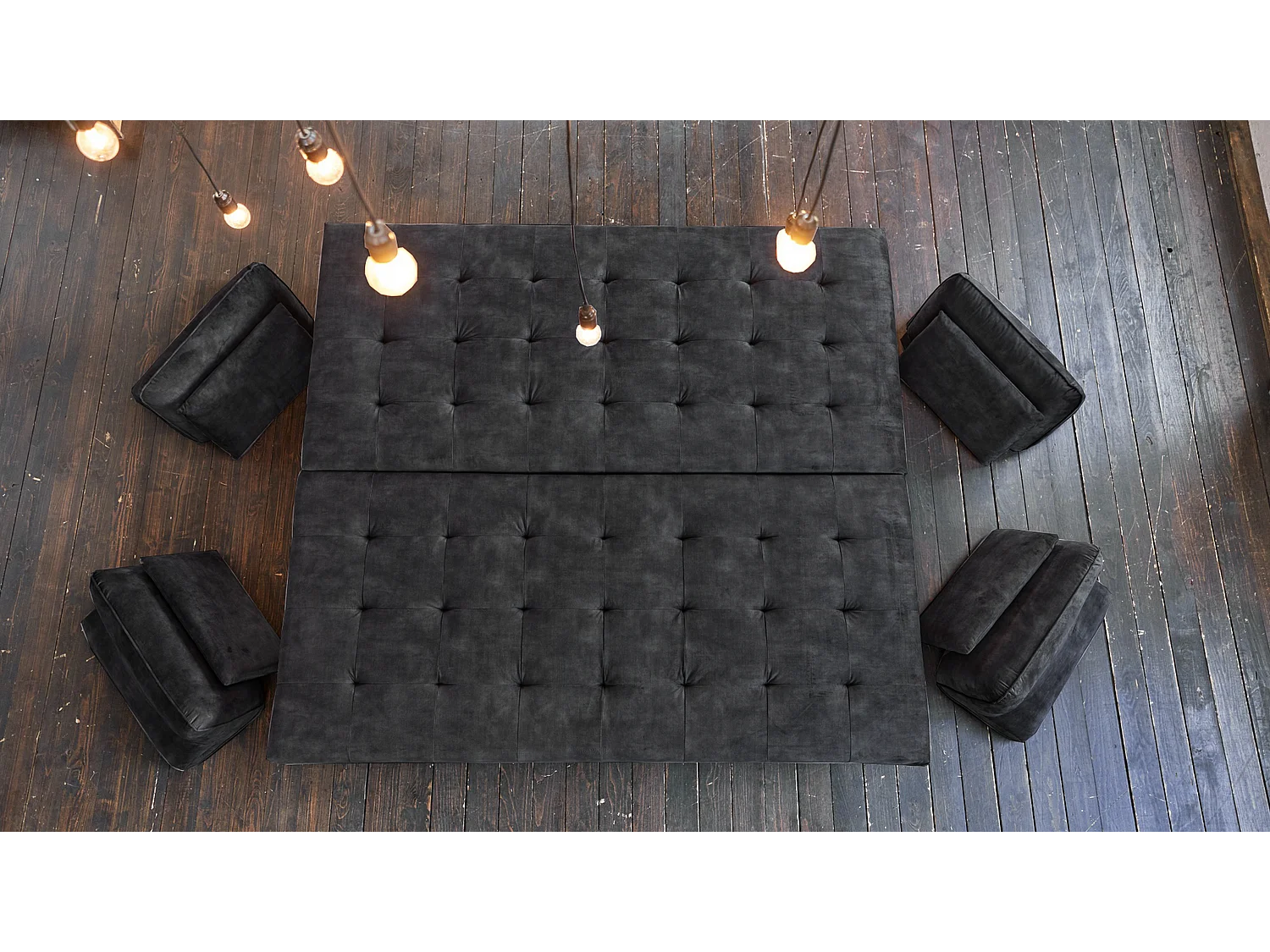 Daybed - Anthrazit Velvet - WIOLO