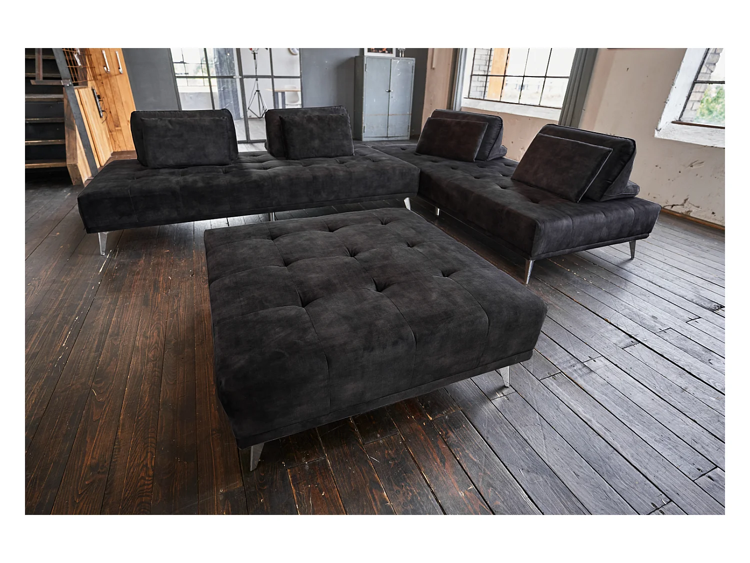 Daybed - Anthrazit Velvet - WIOLO