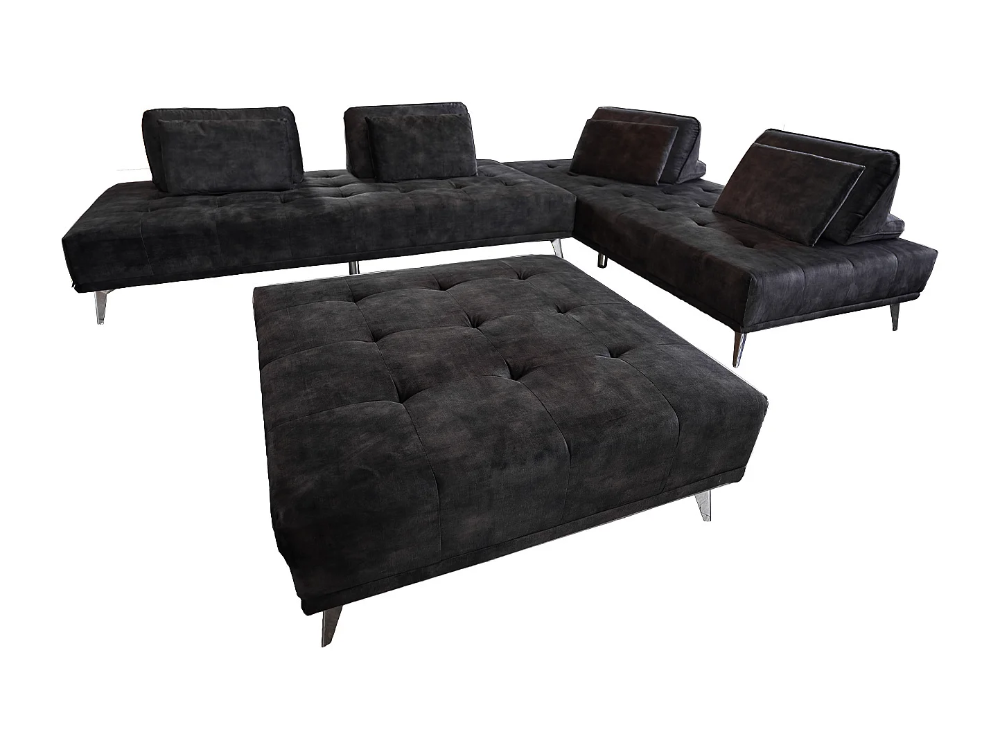 Lit de jour - anthracite Velours - WIOLO