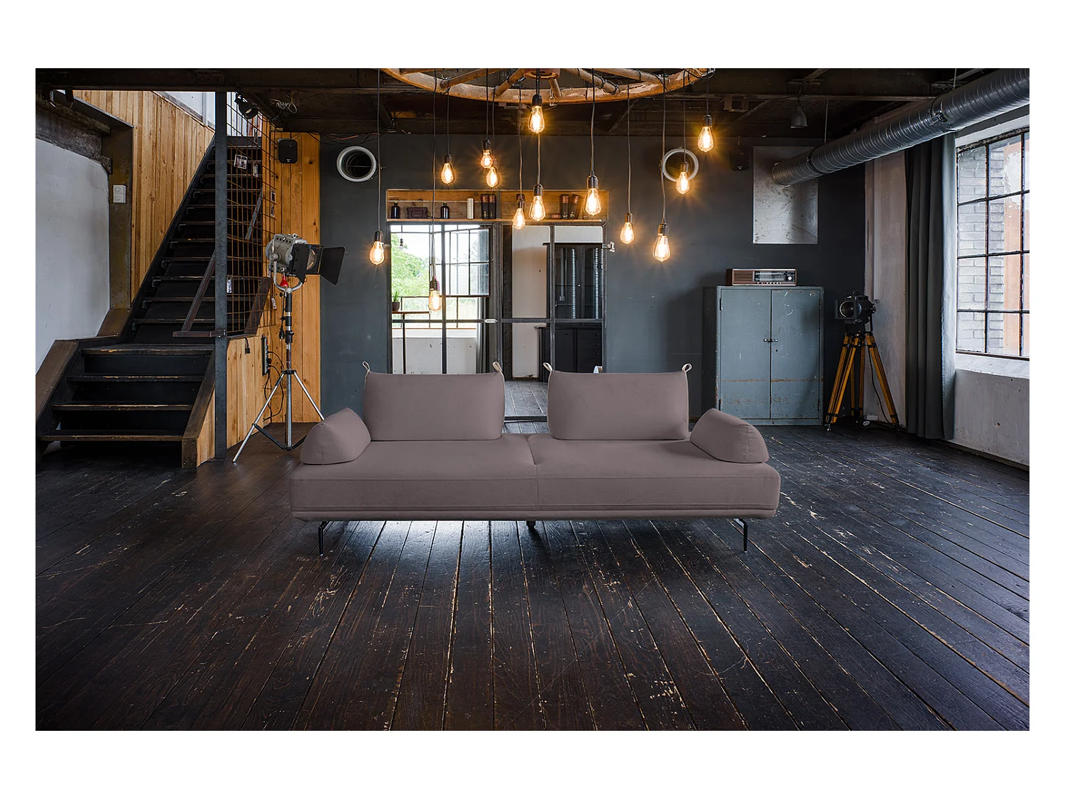 Sofá - Violeta tela tejida - CANE