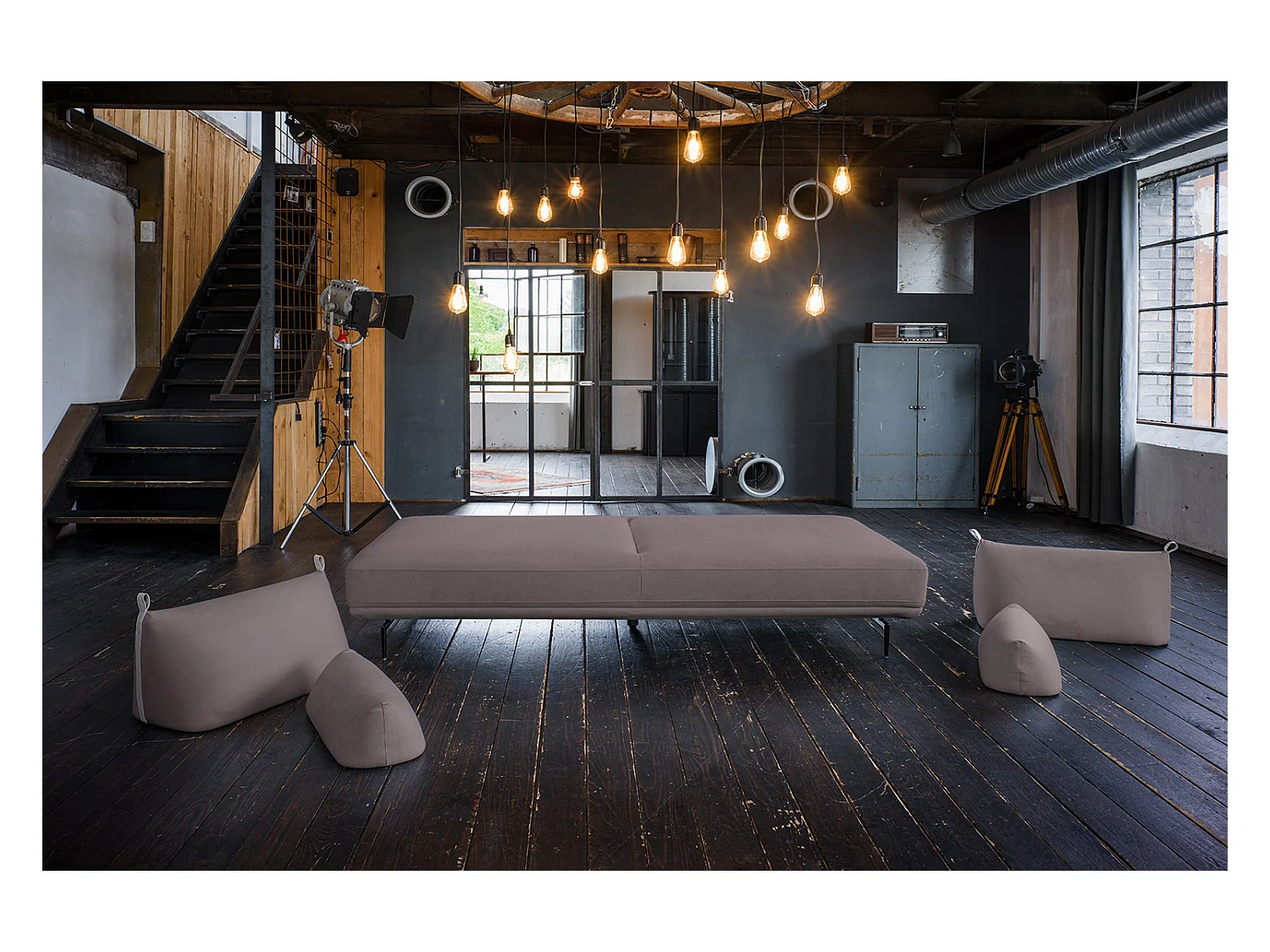 Sofá - Violeta tela tejida - CANE