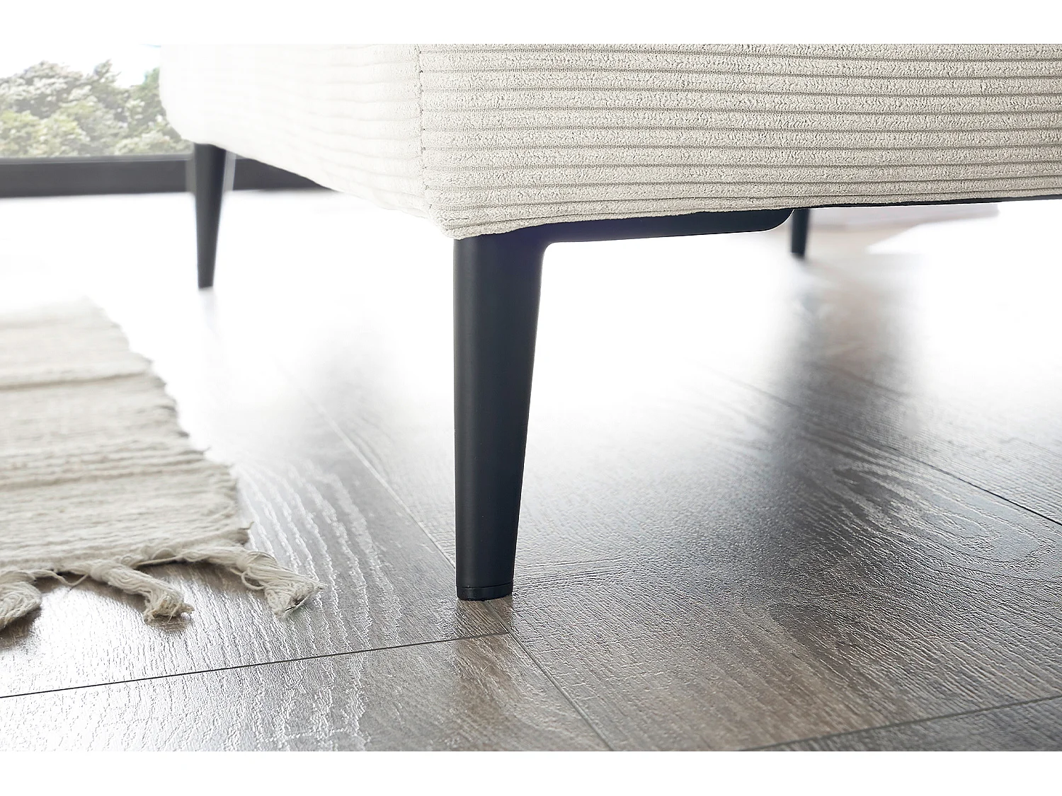 Relaxligstoel - Wit Koord - CARA
