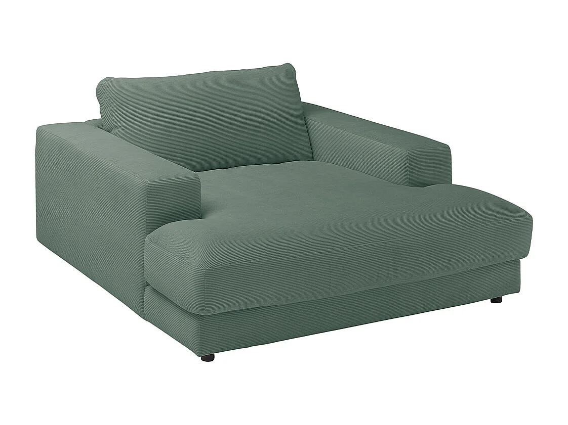 Chaise - vert émeraude Velours côtelé - MADELINE