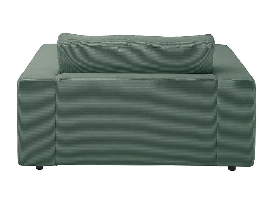 Relaxligstoel - Smaragdgroen Koord - MADELINE