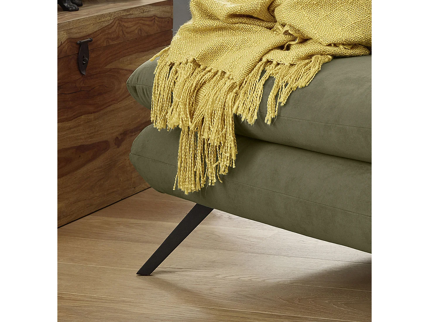 Longseat - Dunkelgrün Velvet - CHARME