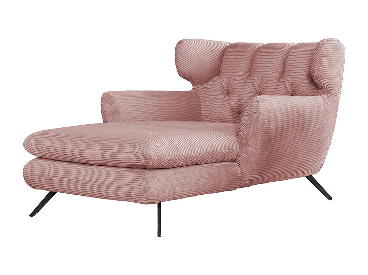 XXL Sessel - Rosé Cord - CHARME
