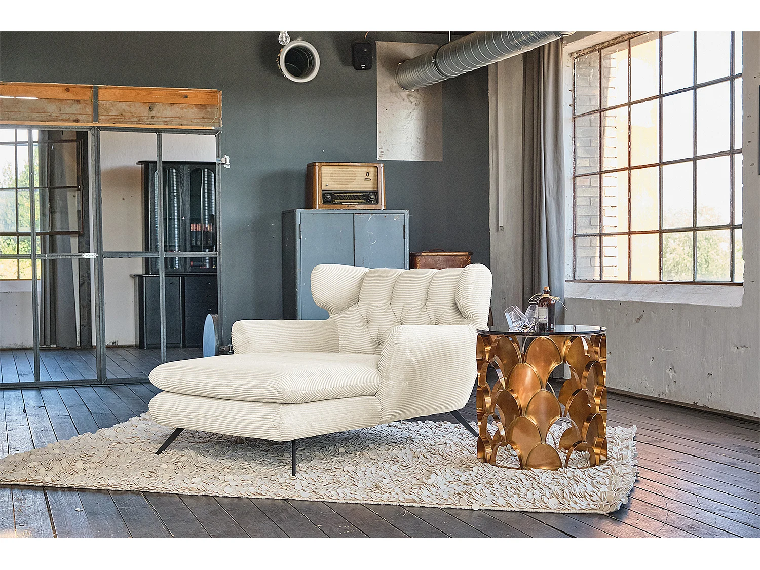 Langzit - Beige Koord - CHARME