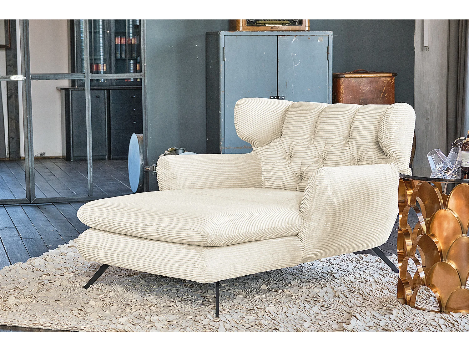 Langzit - Beige Koord - CHARME