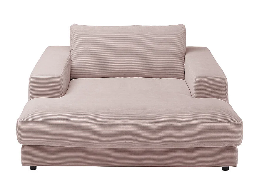 Chaise longue - Rosa Velluto a coste - MADELINE