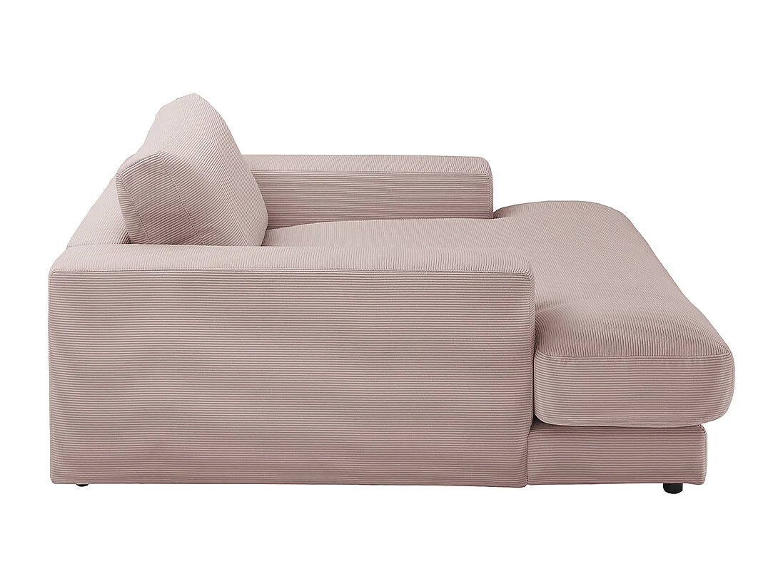 Chaise longue - Rosa Velluto a coste - MADELINE