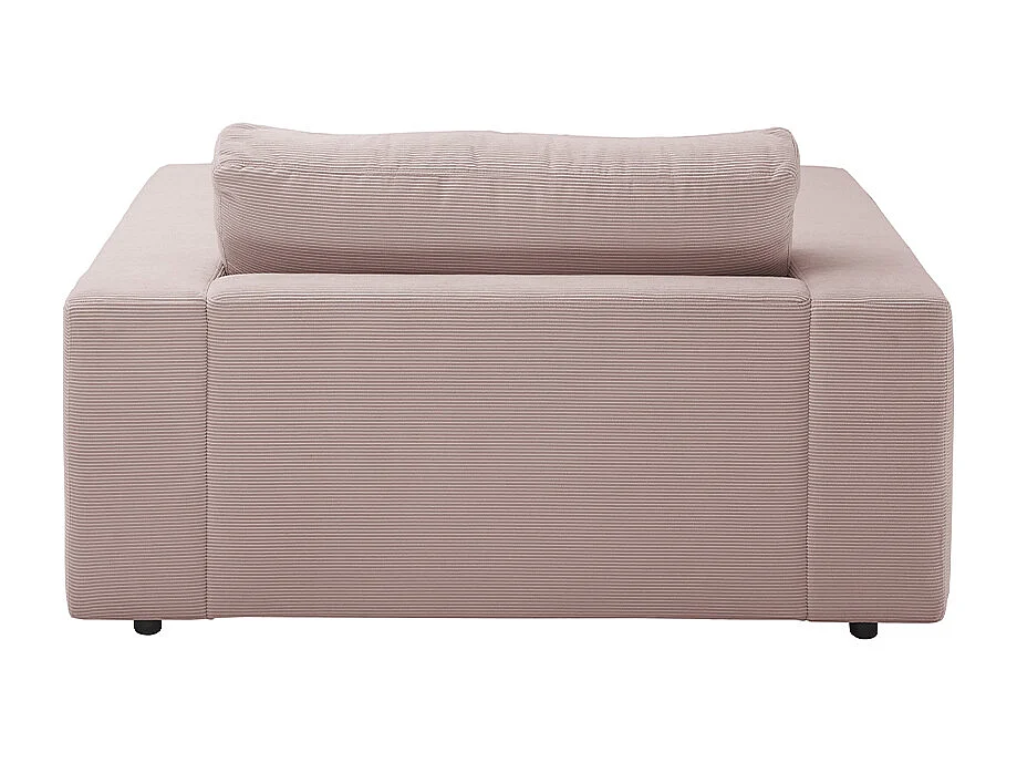 Chaise longue - Rosa Velluto a coste - MADELINE
