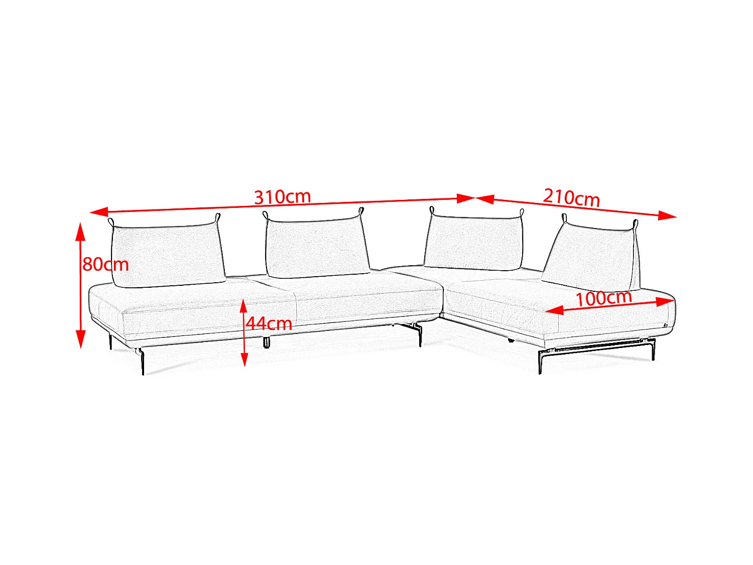 Sofá - Violeta tela tejida - CANE