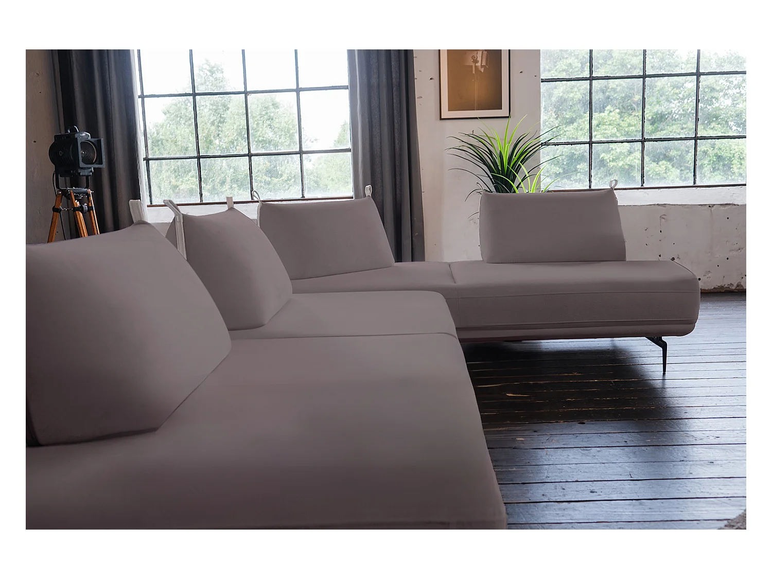 Sofá - Violeta tela tejida - CANE