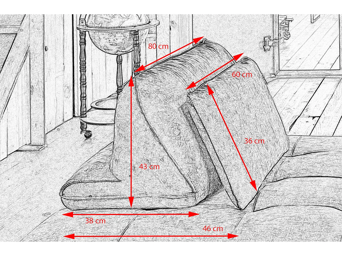 Canapé - gris clair tissu tissé - WIOLO