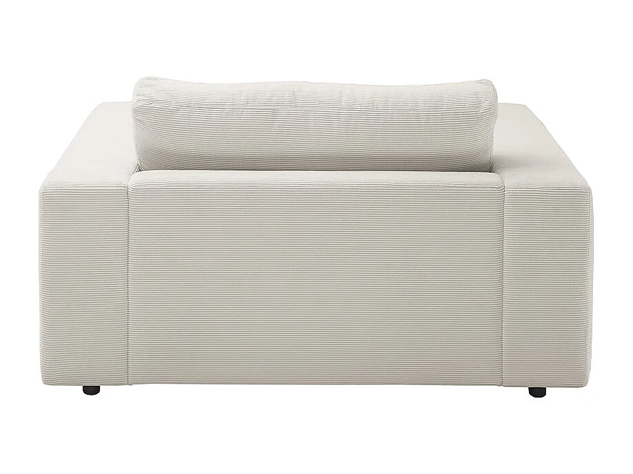 Chaise longue - argento Velluto a coste - MADELINE