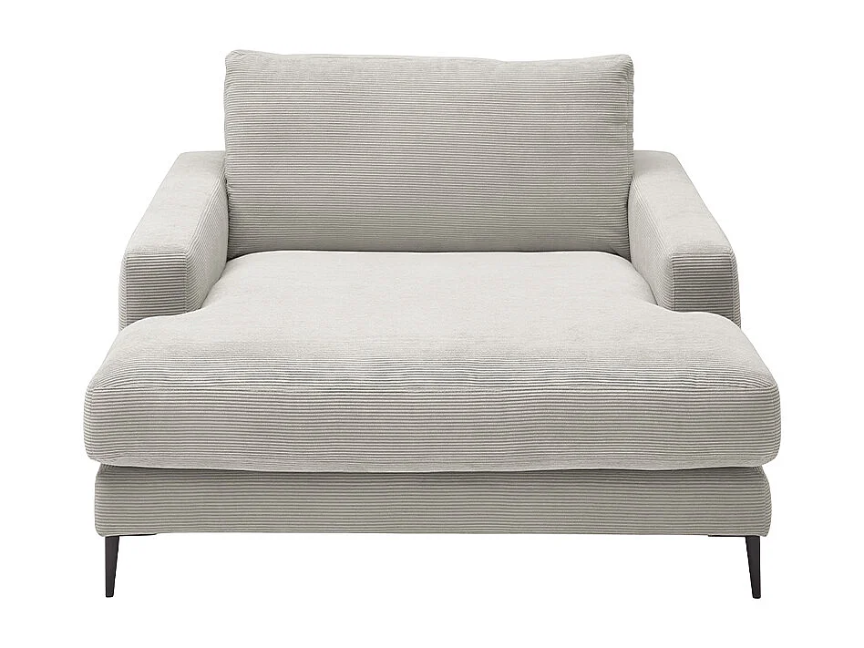 Relaxligstoel - Zilver Koord - CARA